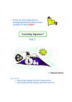 Innovative Nihongo 
Learning Japanese ? Volumes 1,2,3,4 all Four like Minna no nihongo but better