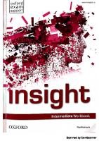 Insight Intermediate. Workbook
 9780194011136