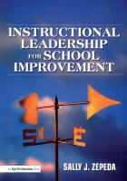 Instructional Leadership for School Improvement
 9781317919315, 9781930556720