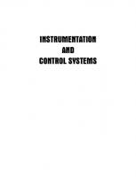 Instrumentation And Control Systems
 9385880527, 9789385880520