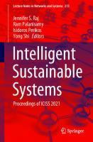 Intelligent Sustainable Systems: Proceedings of ICISS 2021 (Lecture Notes in Networks and Systems, 213) [1st ed. 2022]
 9811624216, 9789811624216