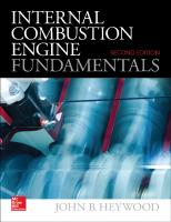 Internal Combustion Engine Fundamentals [2 ed.]
 9781260116106