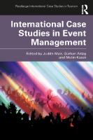 International Case Studies in Event Management (Routledge International Case Studies in Tourism)
 1032487089, 9781032487083