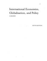 International Economics, Globalization, and Policy: A Reader (McGraw-Hill Economics) [5 ed.]
 0073375810, 9780073375816