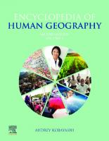 International encyclopedia of human geography
 9781780343785, 1780343787