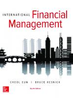 International financial management [Eighth Edition.]
 9781260547085, 1260547086