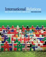 International relations [Third Canadian edition.]
 9780321714503, 0321714504