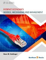 Internet Economics: Models, Mechanisms And Management
 168108547X,  9781681085470