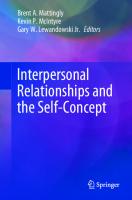 Interpersonal Relationships and the Self-Concept [1st ed.]
 9783030437466, 9783030437473