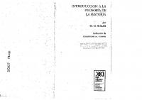 Introduccion A La Filosofia De La Historia (Scan)