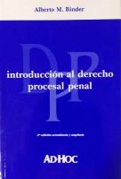 Introducción al derecho procesal penal [2. ed. actualizada y ampliada]
 950-894-185-5