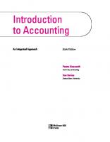 Introduction to Accounting: An Integrated Approach [6 ed.]
 0078136601, 9780078136603
