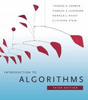 Introduction to Algorithms 3rd Edition [3 ed.]
 0262033844, 9780262033848