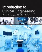 Introduction to Clinical Engineering [1 ed.]
 0128181036, 9780128181034