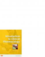 Introduction to Clinical Pharmacology [7th Edition]
 0323073980, 9780323073981