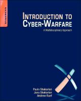 Introduction to Cyber-Warfare: A Multidisciplinary Approach [Lingua inglese] [1° ed.]
 0124078141, 9780124078147