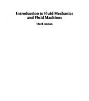 Introduction To Fluid Mechanics And Fluid Machines [3 ed.]
 0071329196, 9780071329194