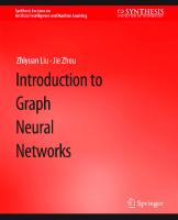 Introduction to Graph Neural Networks [1 ed.]
 3031004590, 9783031004599