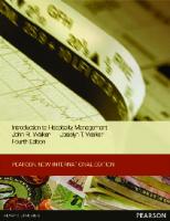 Introduction to hospitality management [Fourth edition., Pearson new international edition]
 1292021012, 9781292021010