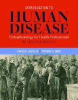 Introduction to human disease : pathophysiology for health professionals [Seventh edition.]
 9781284171761, 1284171760