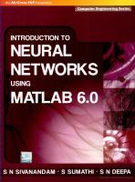 Introduction to Neural Networks Using MATLAB 6.0
 0070591121, 9780070591127
