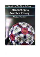 Introduction to Number Theory [1, 2 nd ed.]
 9781934124123