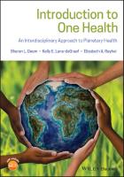 Introduction to One Health: An Interdisciplinary Approach to Planetary Health
 1119382866, 9781119382867