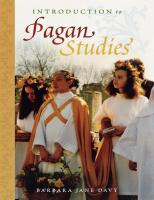 Introduction to Pagan Studies
 9780759114050, 0759114056