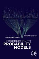 Introduction to Probability Models [12 ed.]
 0128143460, 9780128143469