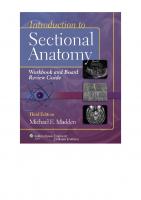 Introduction to sectional anatomy [3 ed.]
 9781609139612, 1609139615