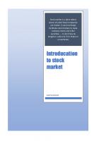 Introduction to stock market
 9798586020017