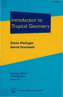 Introduction to Tropical Geometry [161]
 0821851985, 9780821851982