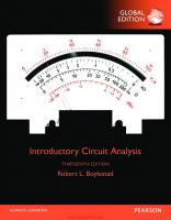 Introductory Circuit Analysis [13 ed.]
 9780133923605, 0133923606, 1292098953, 9781292098951