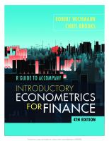 Introductory Econometrics for Finance (R Guide) [4º Edition]