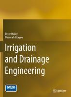 Irrigation and Drainage Engineering
 9783319056999, 3319056999