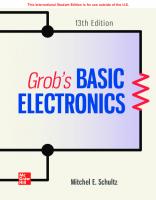 ISE Grob's Basic Electronics (ISE HED ENGINEERING TECHNOLOGIES & THE TRADES)
 1260571440, 9781260571448