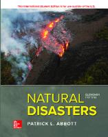 ISE Natural Disasters [11 ed.]
 1260566048, 9781260566048