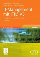 IT-Management mit ITIL® V3
 3834805262, 9783834805263