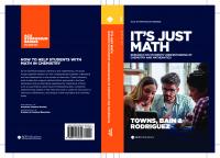 It's Just Math: Research on Students' Understanding of Chemistry and Mathematics
 2019011824, 9780841234345, 9780841234352, 0841234345