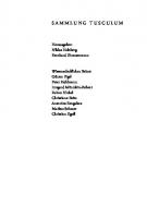 Jagd Und Jagdhunde (Sammlung Tusculum): Griechisch - Deutsch [Annotated]
 311059563X, 9783110595635