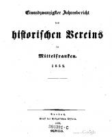 Jahresbericht des Historischen Vereins in Mittelfranken [21]