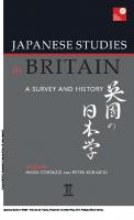 Japanese Studies in Britain : A Survey and History [1 ed.]
 9781898823599, 9781898823582