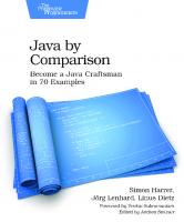 Java by Comparison - Become a Java Craftsman in 70 Examples
 9781680502879