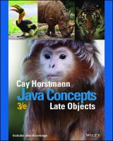 Java Concepts 3rd Edition 3E [3 ed.]