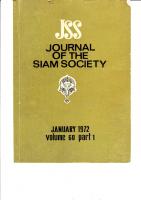 Journal of the Siam Society; 60
