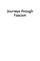 Journeys Through Fascism: Italian Travel-Writing between the Wars
 9780857453686