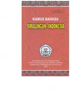 Kamus Bahasa Simalungun — Indonesia
 9786029172089