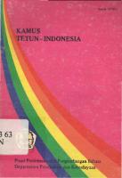Kamus Tetun—Indonesia