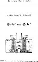 Karl Mays Drama BABEL UND BIBEL [1 ed.]