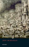 Killing in War  [1 ed.]
 9780199548668